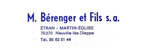 L'entreprise devient Bérenger et Fils S.A.